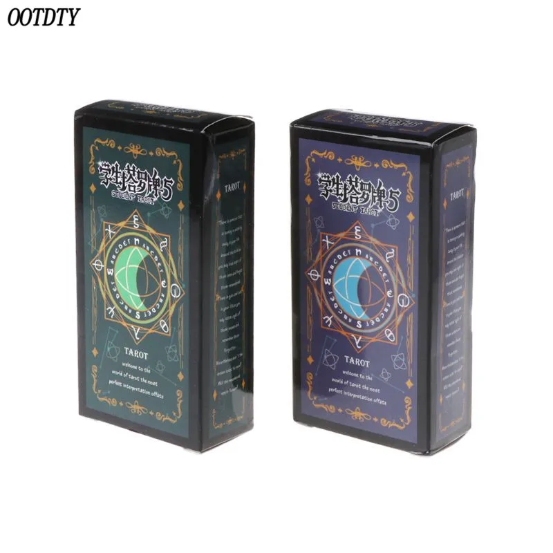 

Student Tarot Cards With Colorful Box Mysterious Divination Astrology Board Game