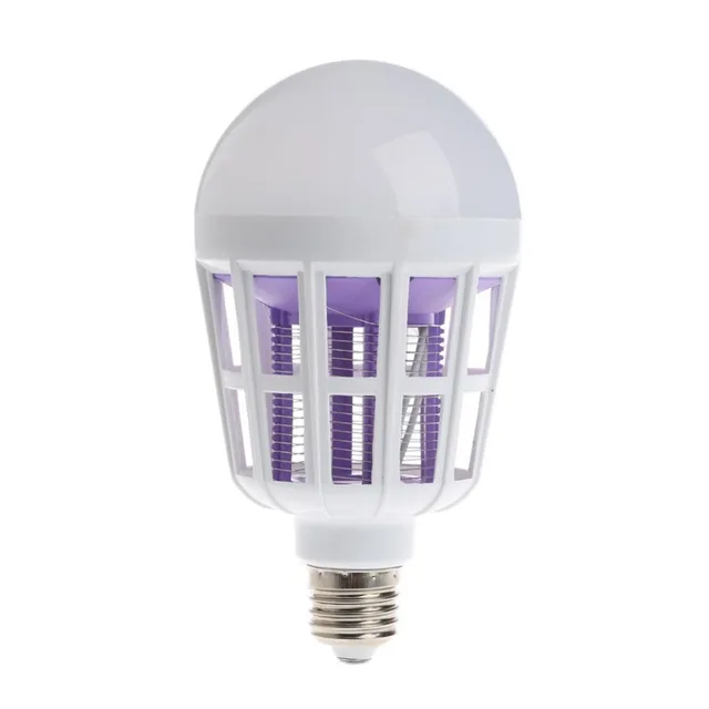 LED Mosquito Killer Bulb 15W LED Bug Zapper Trap Lamp E27/E26 Insect Anti Mosquito Repeller Killing Fly Bug Night Light