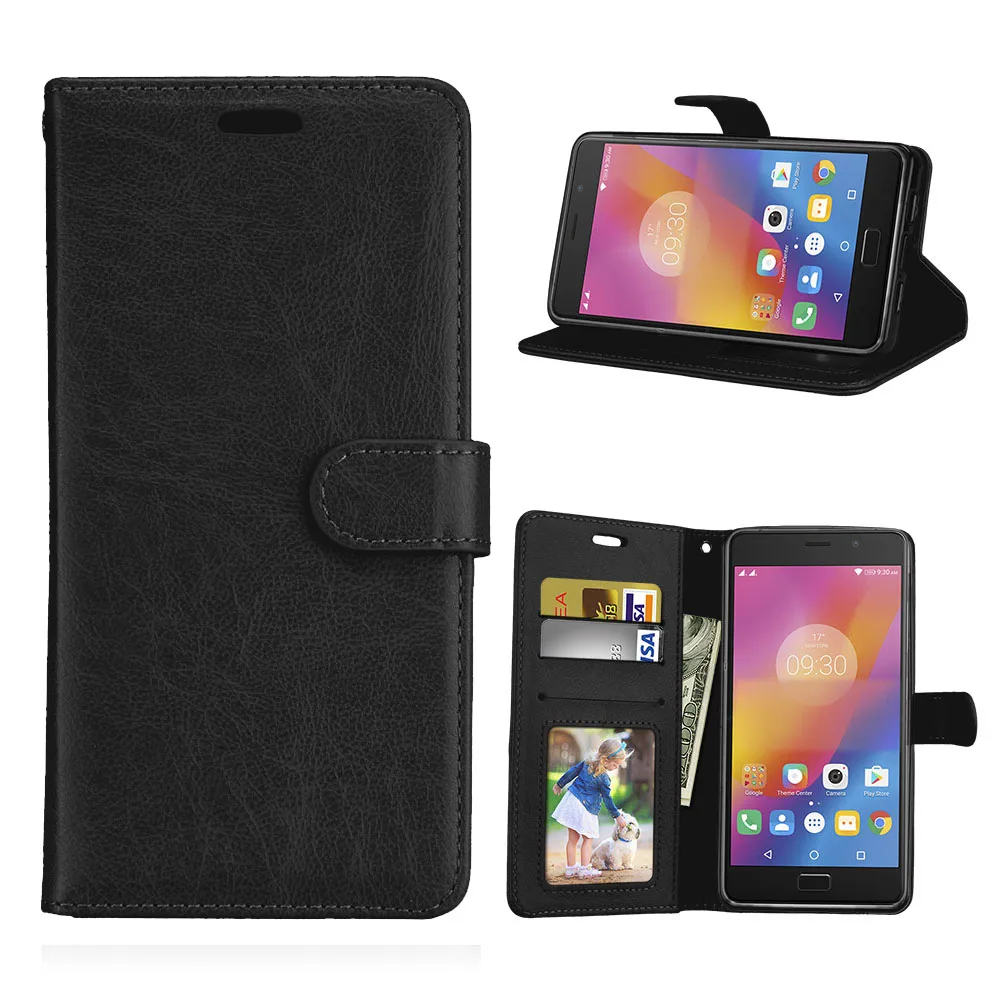 Card Wallet Flip PU Leather 5.5For Lenovo P2 Case For Lenovo P2A42 Cell ...