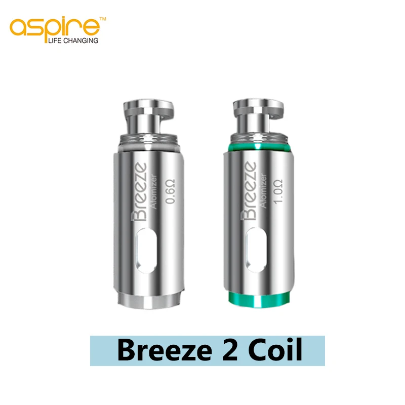 

10/5PCS Original Aspire Breeze 2 Atomizer Coil Head 0.6ohm 1.0ohm U-tech Coil E Cigarette Coil Evaporator for Breeze 2 AIO Kit