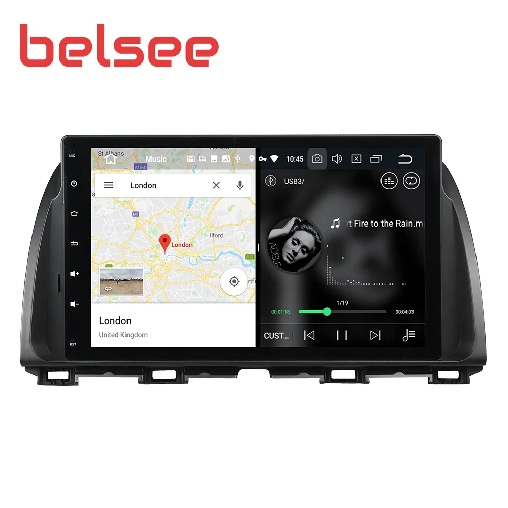 Belsee для Mazda CX 5 CX5 2012 2015 Android 9 0 автомобильное стерео радио 8 ядер 4 ГБ GPS головное