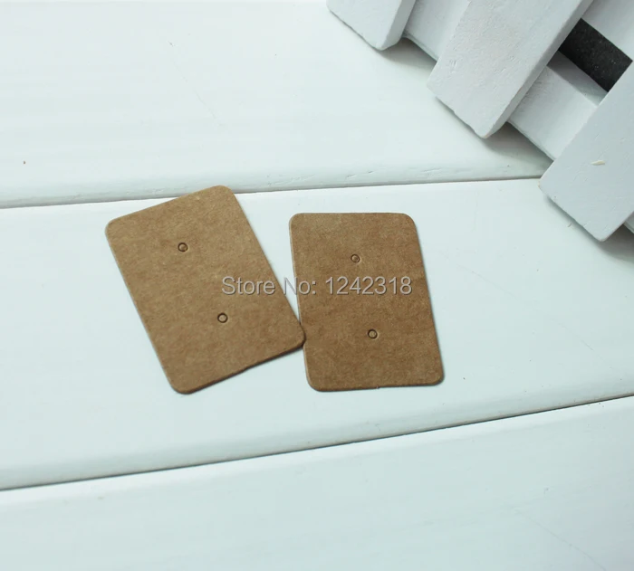 

Kraft paper jewelry display ,free shipping earring display paper hang tag/tags/hanging tags, blank earring card, price tags
