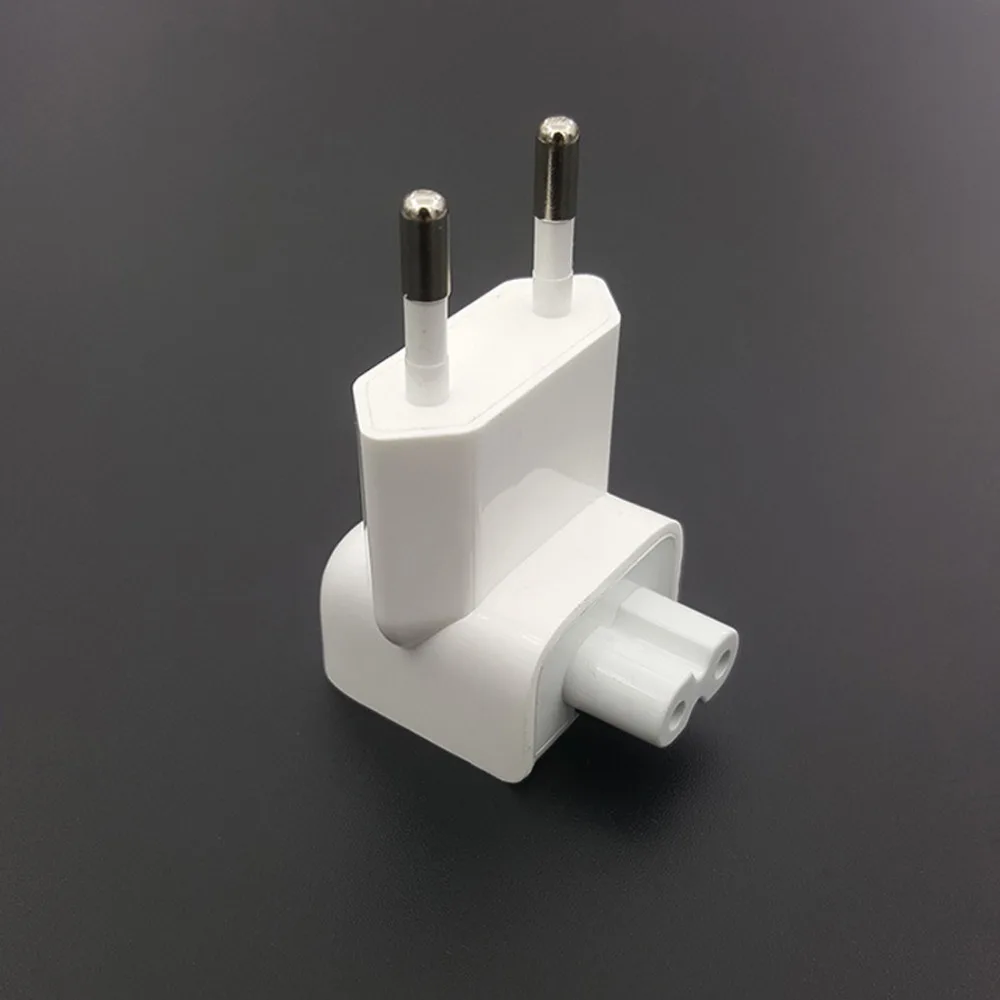 

Wall AC Detachable Electrical Euro EU Plug Duck Head for Apple iPad iPhone USB Charger for MacBook Power Adapter