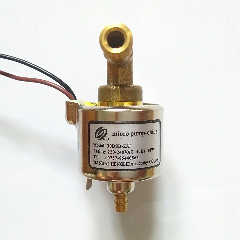 

Steam hanging machine electromagnetic pump model 30DCB-ZJF voltage 220-240 VAC-50 Hz-power 18W