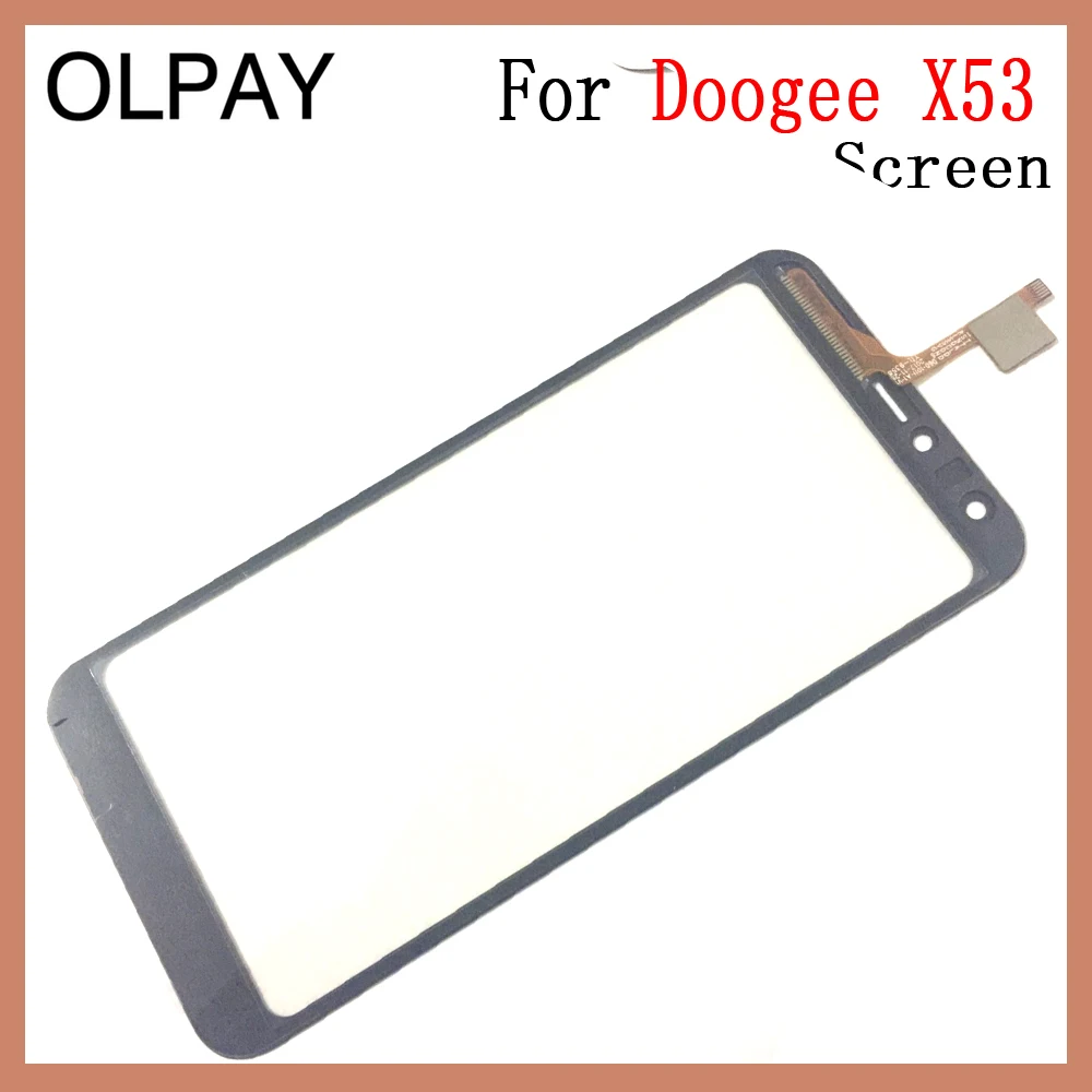 OLPAY 5,3 ''мобильный телефон для Doogee X53 сенсорный экран стекло дигитайзер панель объектив сенсор стекло Бесплатный клей и салфетки