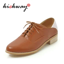 Г., весенние женские туфли-оксфорды Лоскутные балетки на плоской подошве женская обувь из искусственной кожи мокасины, лоферы на шнуровке, белые туфли