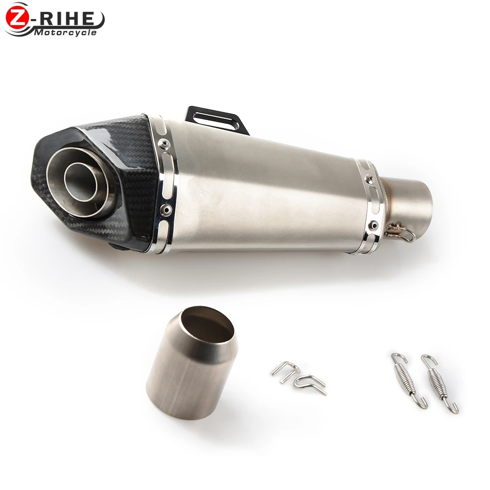 Motorcycle parts Exhaust Universal 51mm Stainless Steel Motorbike
