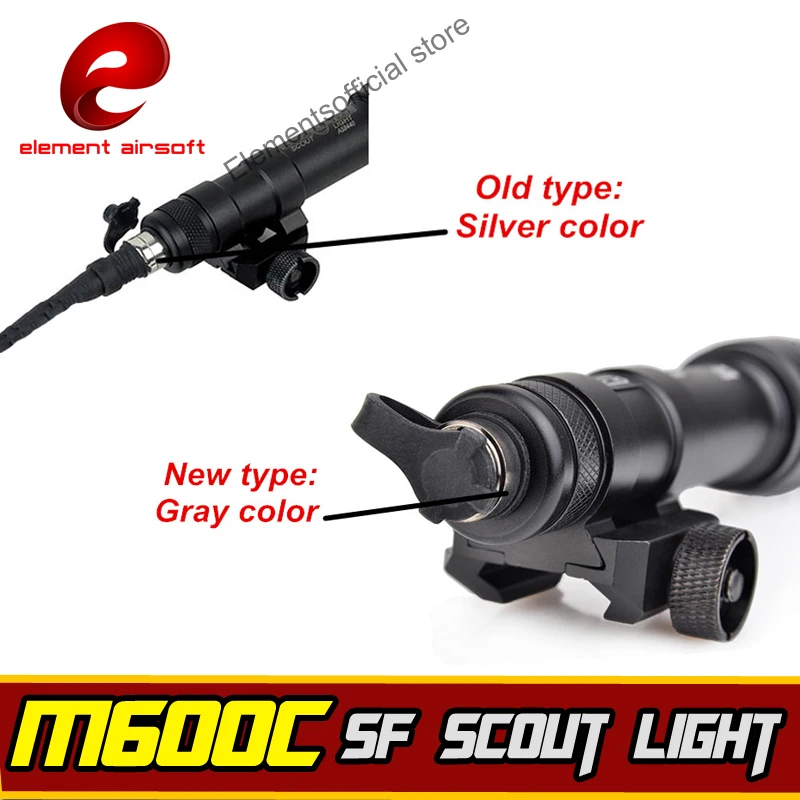 Element Airsoft Surefir M600C Wapen светильник 15 LA-SC UHP Red Dot Laser PEQ Rifle Arma двойной переключатель пистолет тактический фонарик для оружия