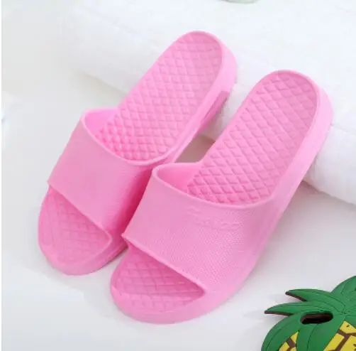 pink rubber slides