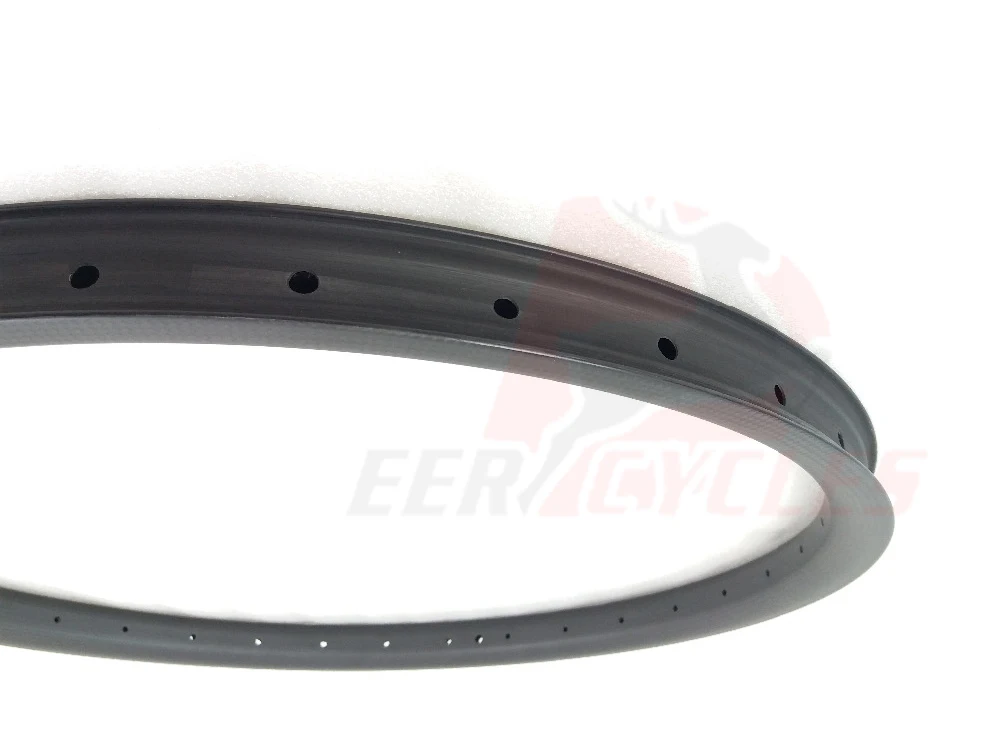 Clearance 26er 26" MTB TRAIL Hookless Tubeless Clincher 25mm x 36mm Mountain Bicycle Carbon Rim 26 inch Rims 3k twill 12k 28 32 36 Holes 5