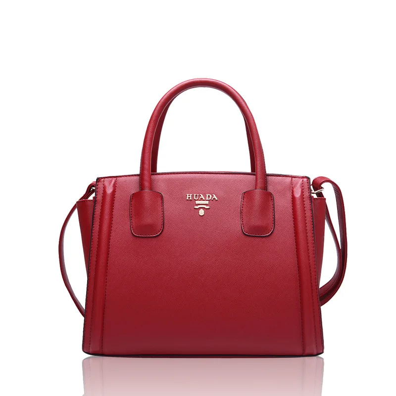 Europe and the United States fashion ladies leather handbags Trends the cow leather dumplings large diagonal bags