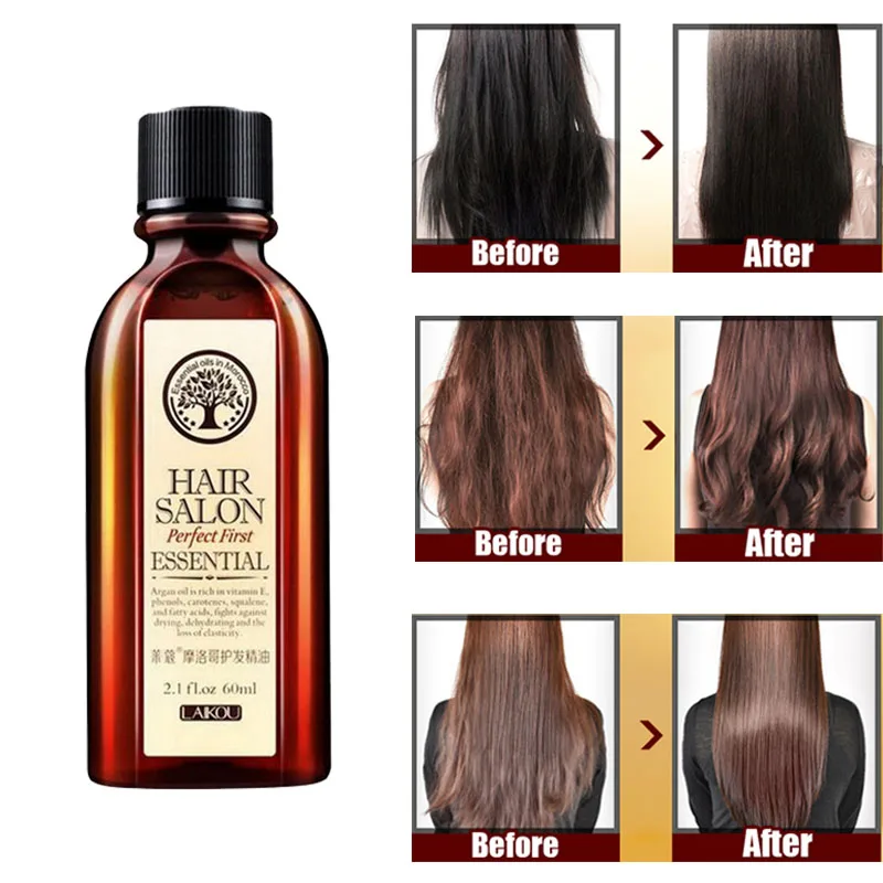 

Hair Oil Keratin Argan Serum Vitamins Care Hairs Straightening Treatment Repair Dry Damaged Curly Nursing Growth Prevent Loss MQ