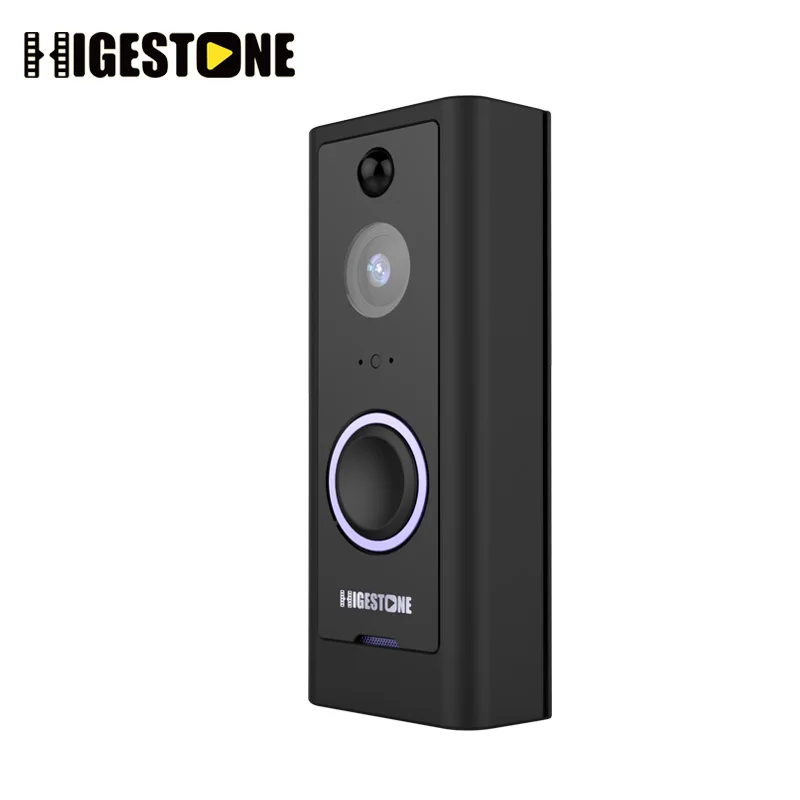 Беспроводной смарт Видеозвонок Higestone с Wi Fi дверной звонок IP65 двухстороннее аудио