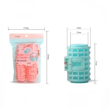 4 шт./компл. Пластмассовые Бигуди Для Волос Ролик Большая Ручка Стайлинг Ролика Бигуди Парикмахерские DIY Инструменты Для Укладки Домашнего Использования Волос Ролик