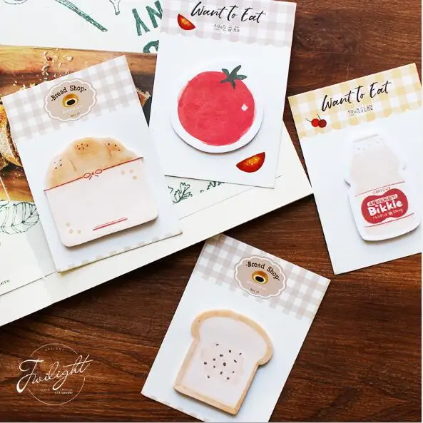 

Creative Kawaii Korean Fruit Pretty N times Sticky Memo Note Message Tab Notepad Scrapbook Sticker School Office Stationery