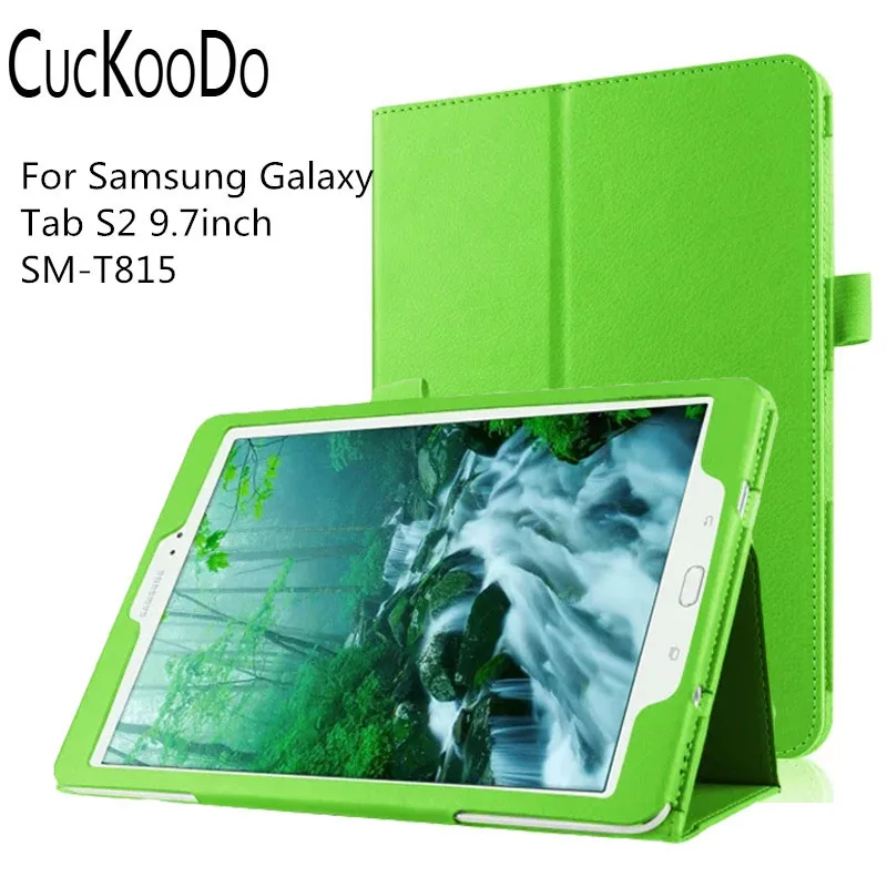 CucKooDo 100Pcs/lot For Samsung Galaxy Tab S2 9.7,Slim Folding Cover