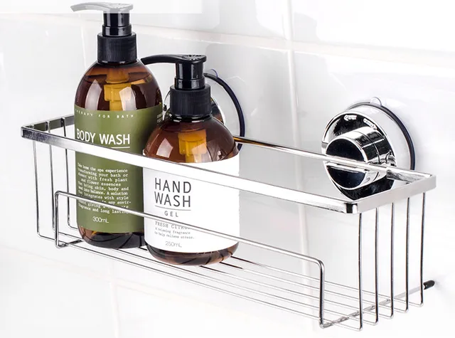 dehub super suction cup 304 stainless steel bathroom caddy shower basket kitchen rack storage basket snap - Bathroom Caddy dehub super suction cup 304 stainless steel bathroom caddy shower basket kitchen rack storage basket snap - Bathroom Caddy