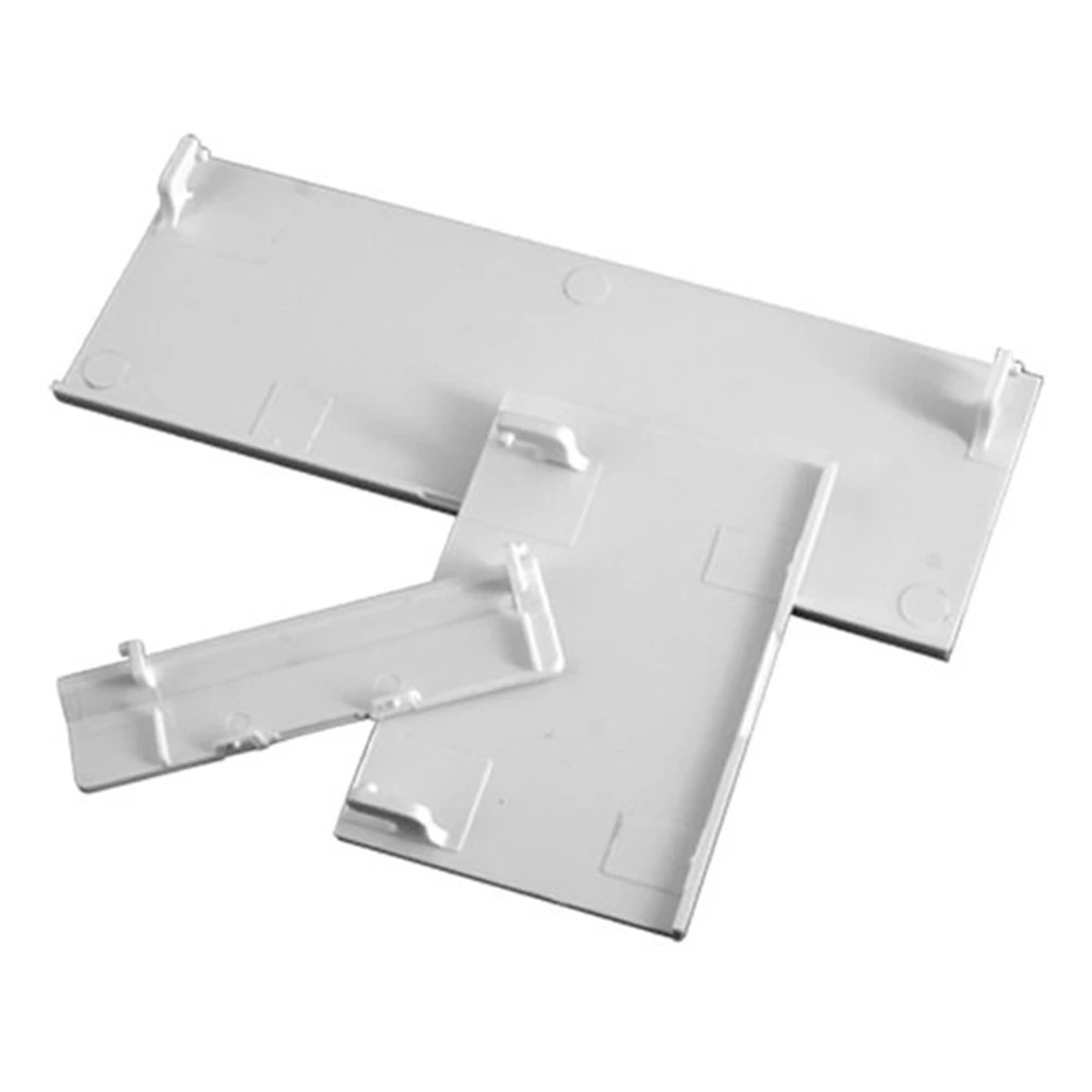 

100sets a lot High Quality 3 in 1 Replacement Door Slot Covers flap repair parts for Wii Console