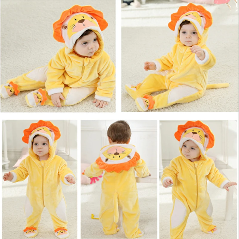 Peleles de bebé recién nacido dibujos animados Animal invierno Bebé niño niña overoles navidad regalo Coral polar Pijama ropa de bebe recem nascido Peleles de bebé recién nacido dibujos animados Animal invierno Bebé niño niña overoles navidad regalo Coral polar Pijama ropa de bebe recem nascido