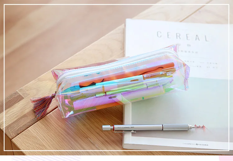 Kawaii Transparent Pencil Case