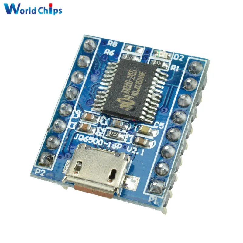 

JQ6500 Voice Sound Board Module USB 3.2-5V 20ma DIP16 TTL UART MP3 Breakout Replace One to 5 Way MP3 Voice Standard