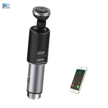 Портативное более быстрое автомобильное зарядное устройство для наушников Bluetooth 4,0 громкой связи телефонная гарнитура 2 в 1 для Android IOS телефон беспроводные наушники