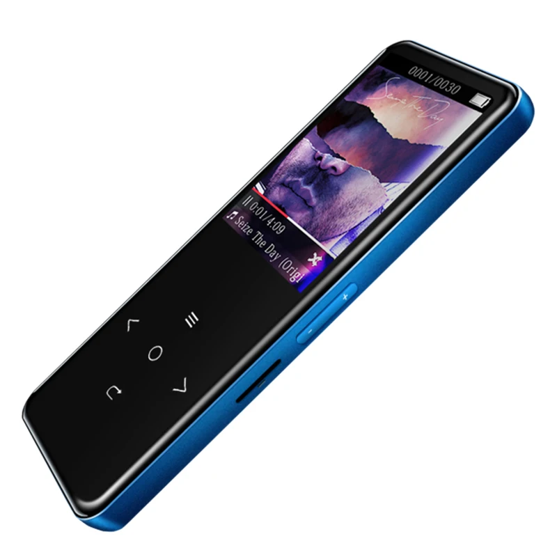 Benjie A20 пресс-экран Mp3 музыкальный плеер 8 ГБ тонкий Hi-Fi без потерь музыкальные плееры с радио рекордер Fm - Цвет: Blue