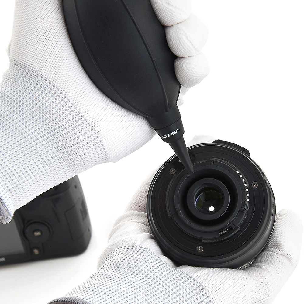 clean with air blower