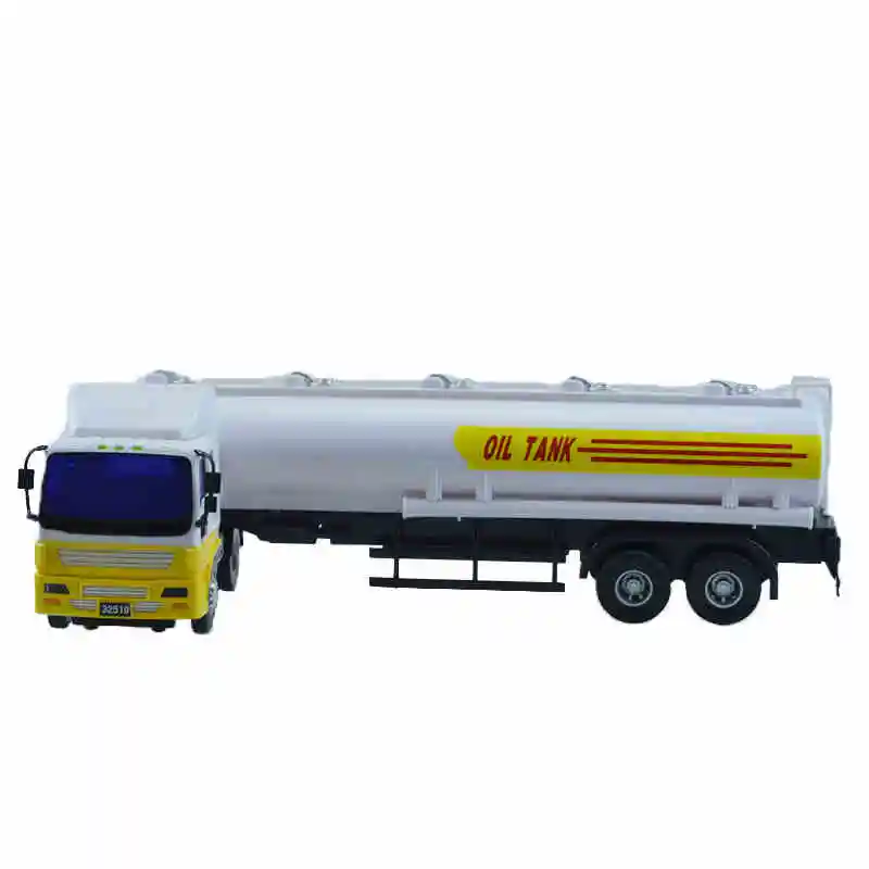 

HOGNSIGN Plastic Cars Model Large Oil Tank Long Inertia Models Extended Truck Tankers Children Gifts Toys Car Toy Vehicles