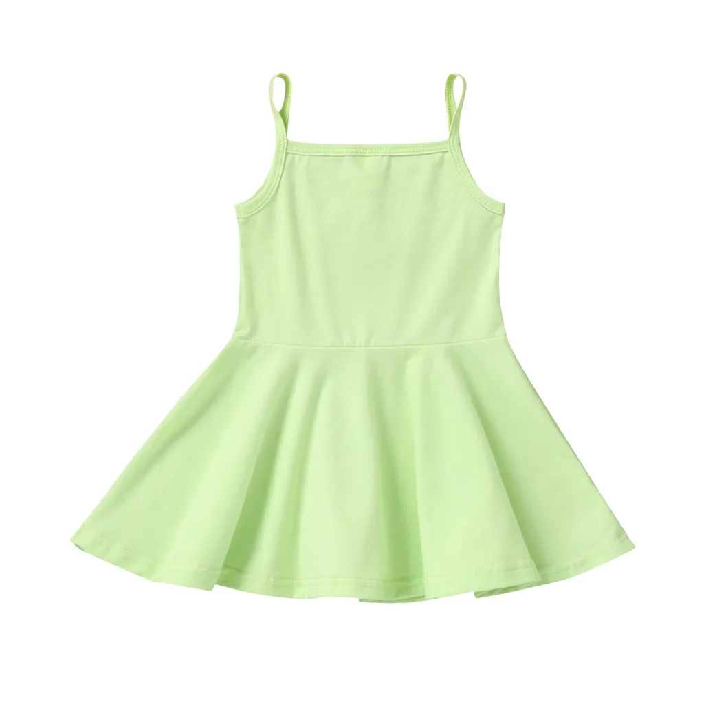 Платье для маленьких девочек; Летние платья; однотонная одежда принцессы для маленьких девочек; жилет; вечерние платья для дня рождения; vestidos bebes 5