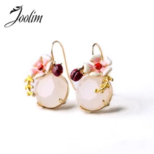 JOOLIM, много дизайнов, качественные милые эмалированные серьги-гвоздики в виде цветка, легкие серьги, трендовые изысканные серьги Bijoux, серьги Aretes