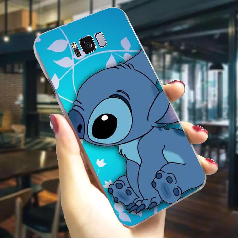 

Lilo & Stitch Hard Cover for Samsung Galaxy S7 Edge Phone Case for S8 Plus S9 S10 S10e Note 8 9 M10 M20 M30 S6 Back Covers