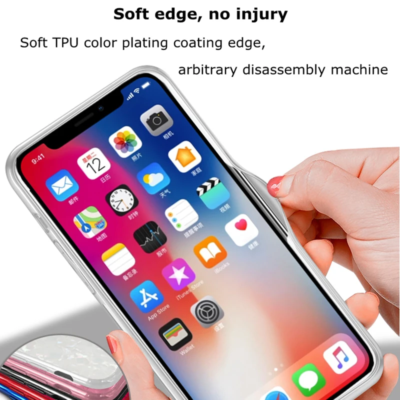 Защитный чехол для iPhone X XR XS Max 7 8 6 6s Plus|Бамперы| |
