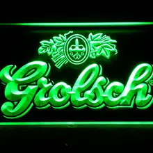 007 Grolsch пивной бар клуб светодиодный неоновые световые знаки с переключателем вкл/выкл 20+ цвета 5 размеров на выбор