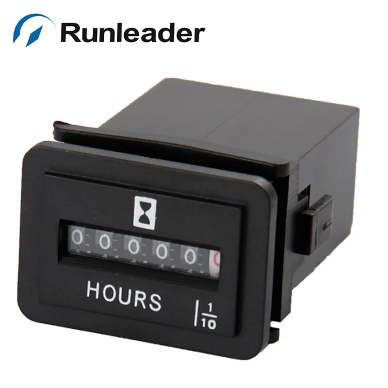 

Runleader DC Digital Mechanical Hour Meter RL-HM001 For Generators,Motors,Diesel Engine