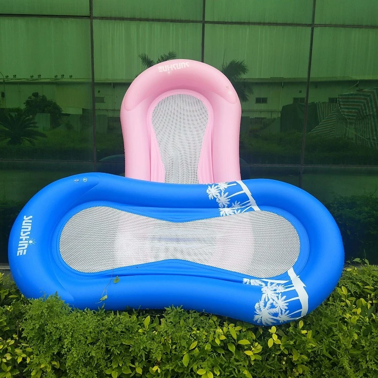 mesh inflatable pool float