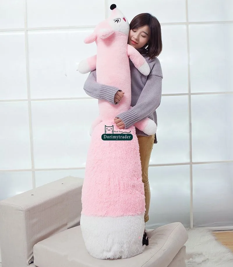Dorimytrader 63'' 160cm Little Prince Anime Fox Doll Giant Plush Soft Stuffed Cartoon Fox Toy Free Shipping DY60989 (4)_1
