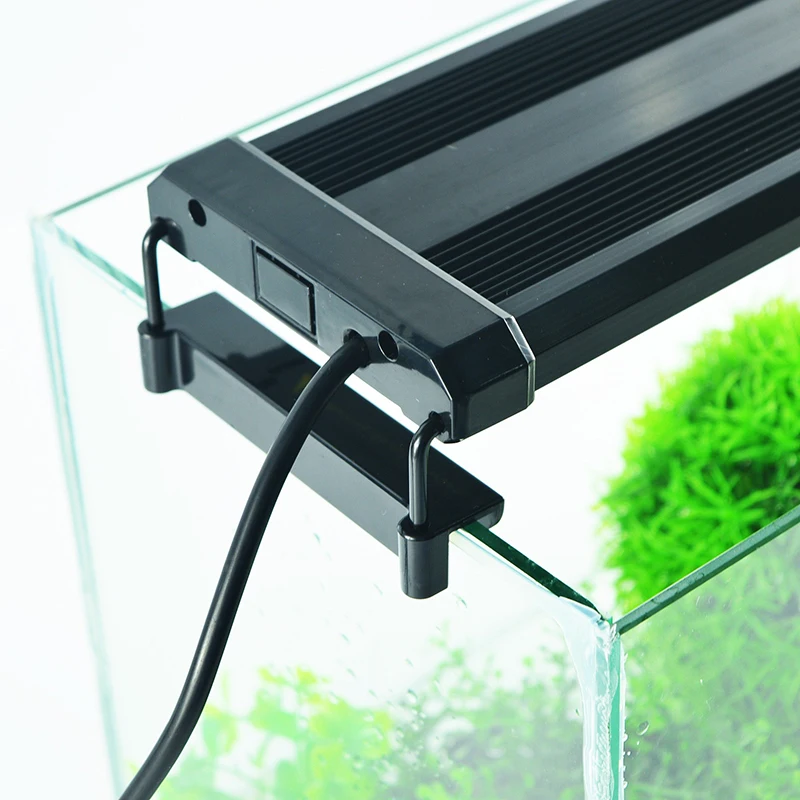 25W 40" 46" Aquarium LED Lighting Freshwater Tropical Fish Tank Hi Lumen Extensible LED Fixtures