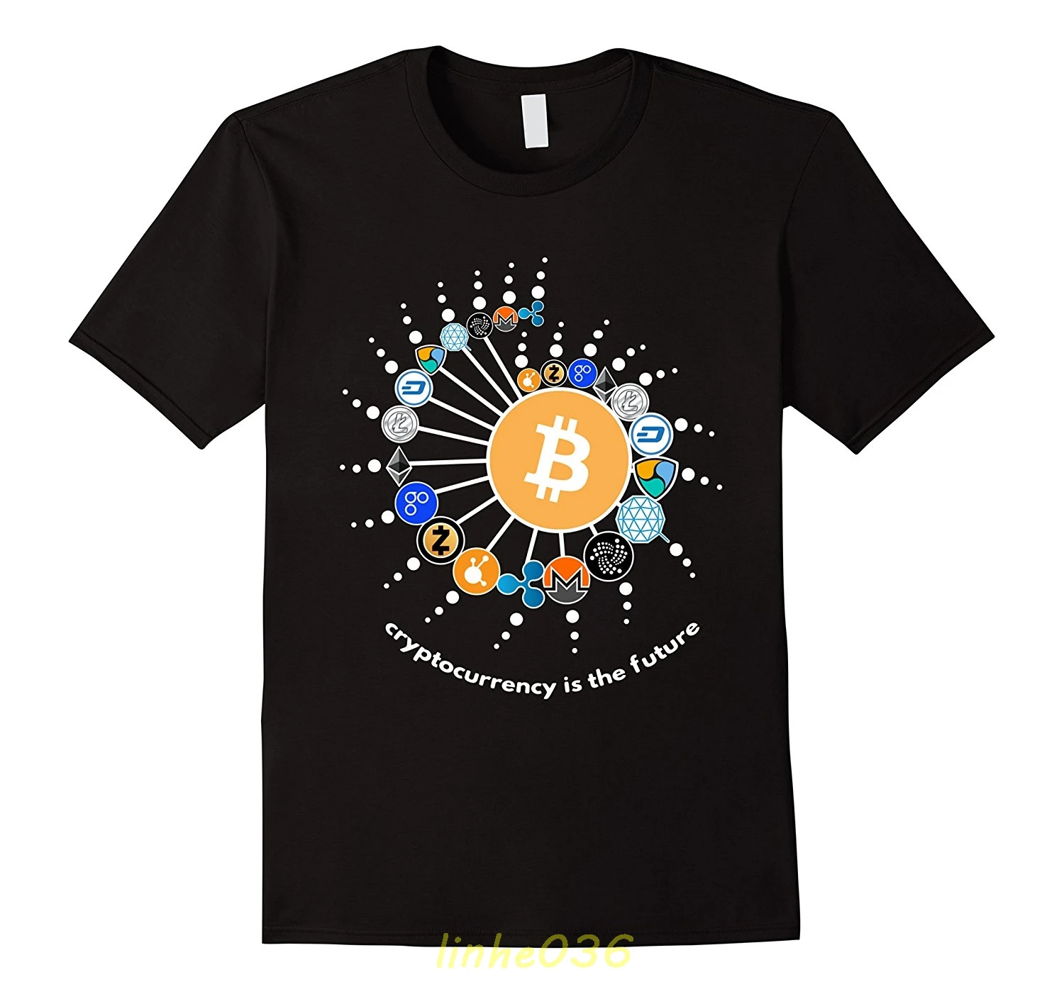 Cryptocurrency, Bitcoin, ethereum, litecoin camiseta. Cryptocurrency, Bitcoin, ethereum, litecoin camiseta.