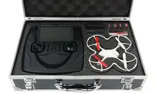Free Shipping! Hubsan H107D X4 FPV Live Streaming Video Transmitter Quadcopter +Carrying Case