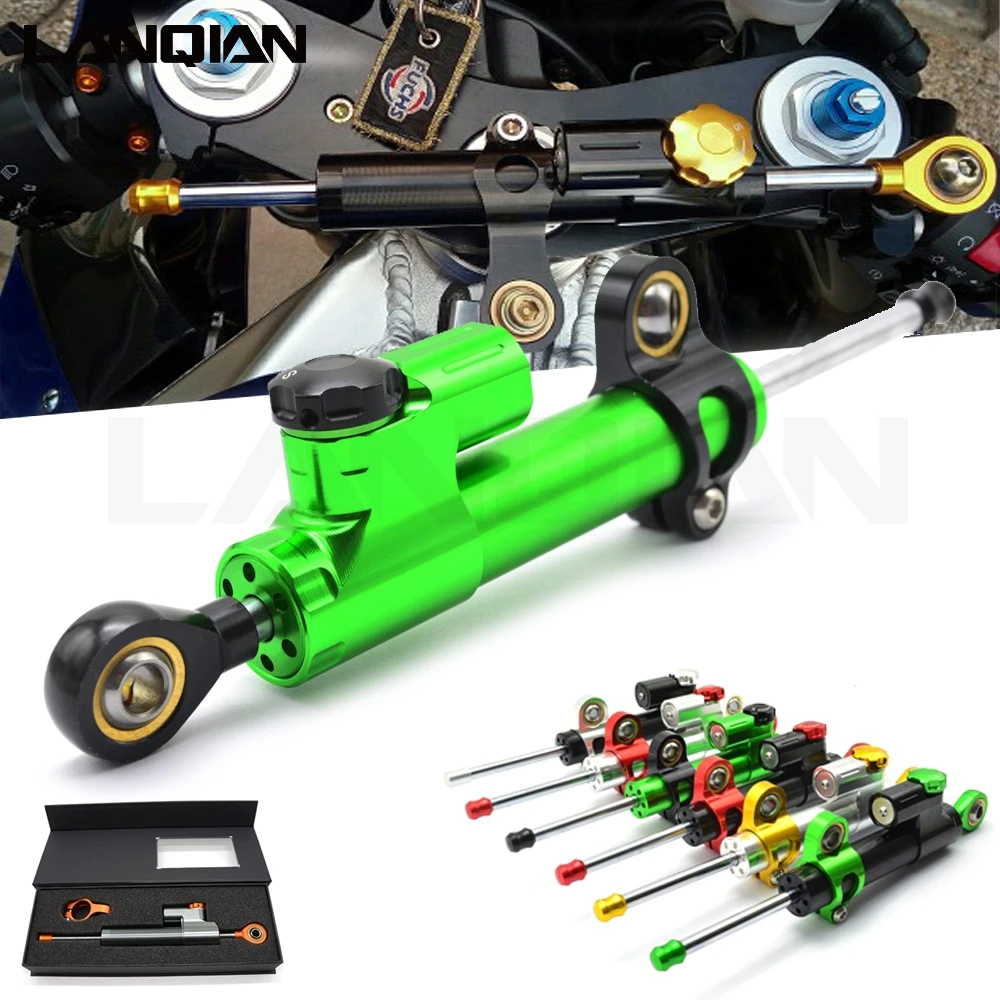 Для Honda CBR1000RR / FIREBLADE/SP CBR600RR CBR11100 XX BLACKBIRD ST1300A CNC регулируемый рулевой Стабилизатор