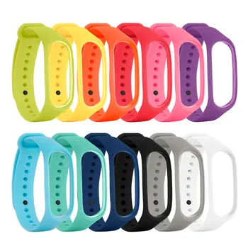 

For Xiaomi Mi Band 3 Strap bracelet Silicone Wristband xiomi miband 3 mi3 black Smart miband3 Accessories wrist Strap Mi Band3