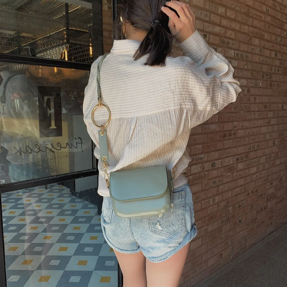 خمر جلدية نمط الحجر أكياس Crossbody للنساء 2019 جديد أزياء صغيرة رسول حقيبة كتف السيدات بسيطة حقائب