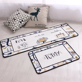 

High Quality Art Trend Lengthen Carpet For Living Room Bedroom Anti-Slip Floor Mat Fashion Kitchen Carpet Area Rugs