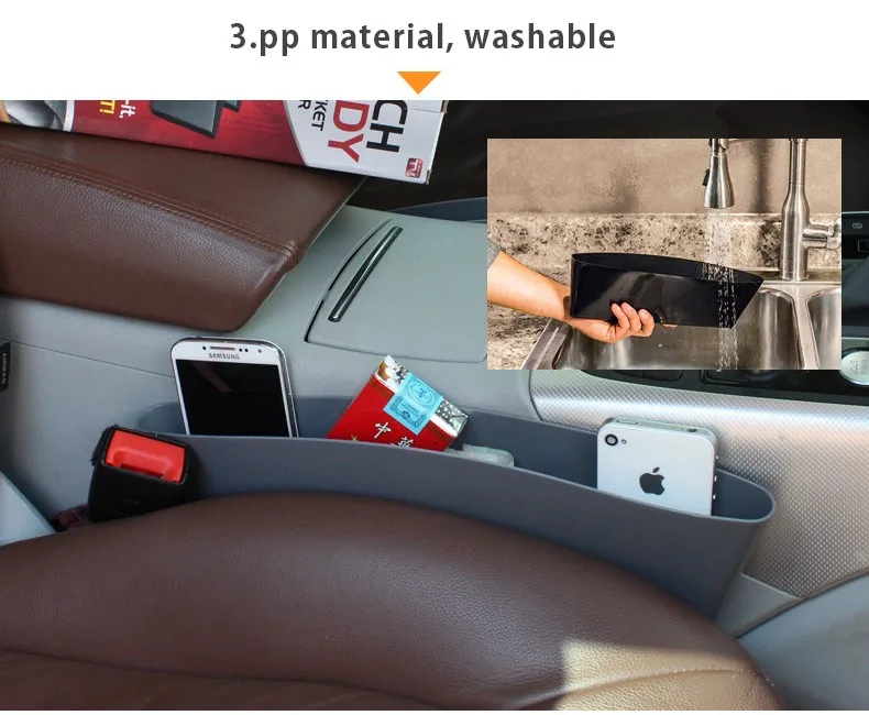 Peças de Organizador do Carro Assento de Carro Acessórios do Carro Organizador para Carro Caixas de Armazenamento Universal Lacuna Bolso Coletor Armazenamento 2 4 assento de carro lacuna bolso coletor armazenamento
