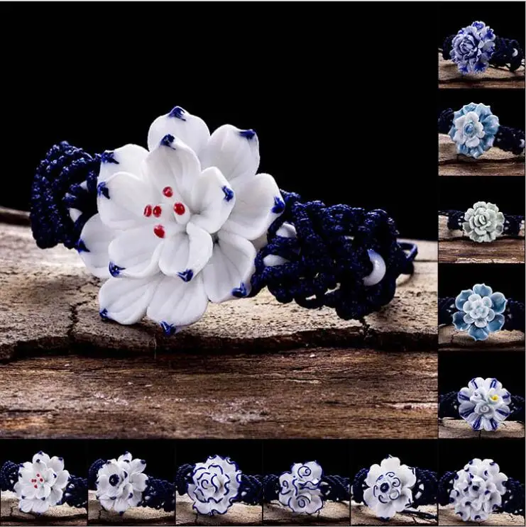 Модные FLLOWER браслеты с подвесками для женщин Boho винтажные аксессуары свадебной