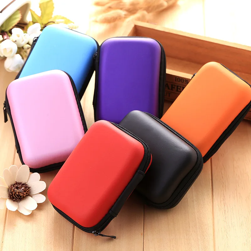 Luluhut مكافحة الصحافة الصلب صندوق تخزين حالة ل سماعات سماعة SD بطاقة سستة حمل حقيبة ل وسادات أذن usb منظم الكابلات
