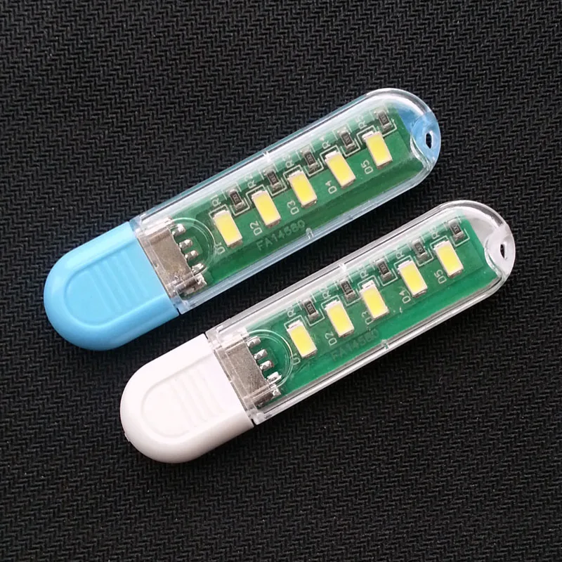 1 piece Portable USB lamp 5 LEDs Mini Night Light Novelty usb Lighting ...