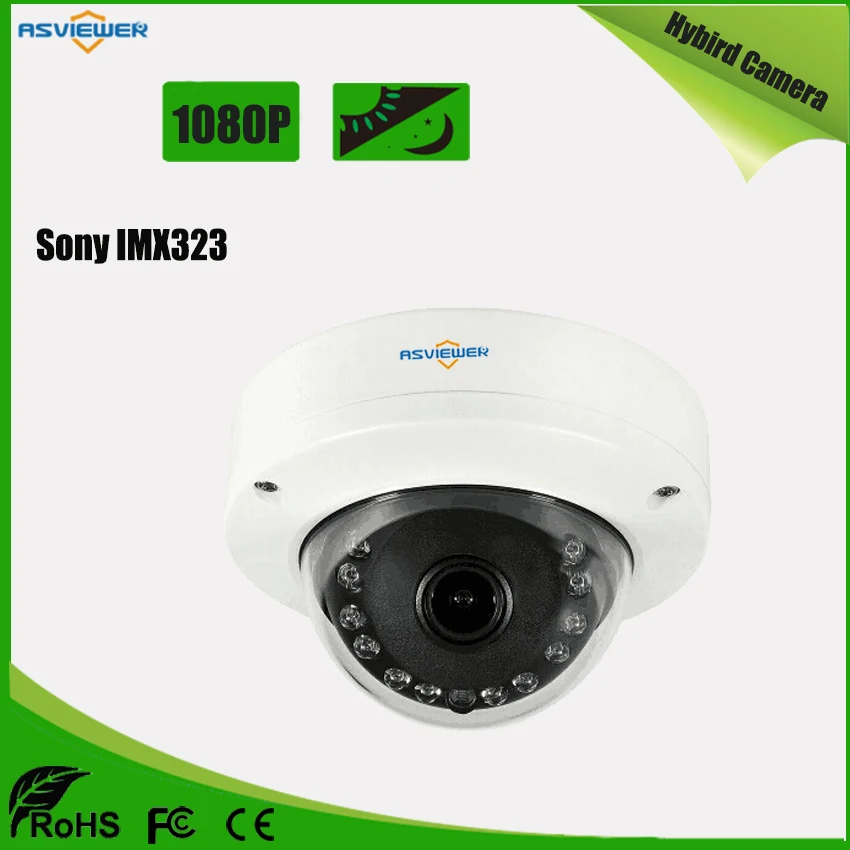 

1080P Sony IMX323 CMOS Hybrid AHD/CVI/TVI/CVBS Output 4 IN 1 CAMERA With 3.6MM Fixed lens Vandal in High Resolution AS-MHD2203R4