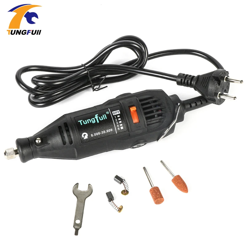 Tungfull Electric Power Tools Mini Drill Dremel Rotary Tools